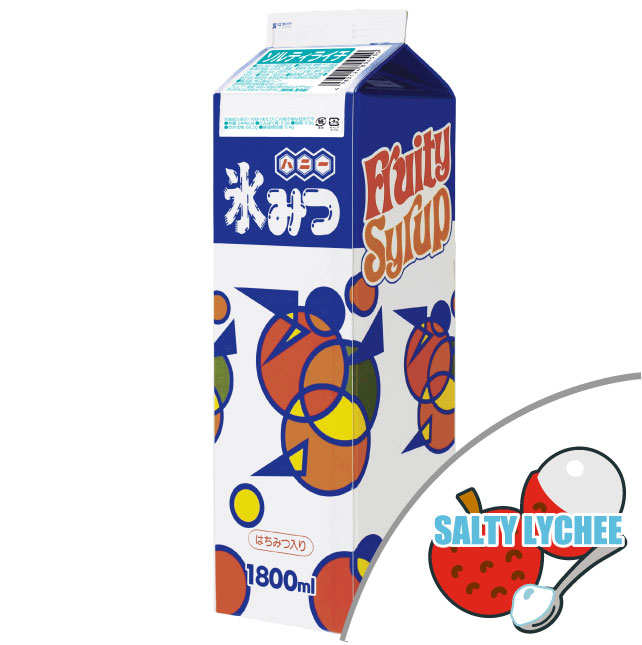 ハニー氷みつA　ソルティライチ味　1.8L