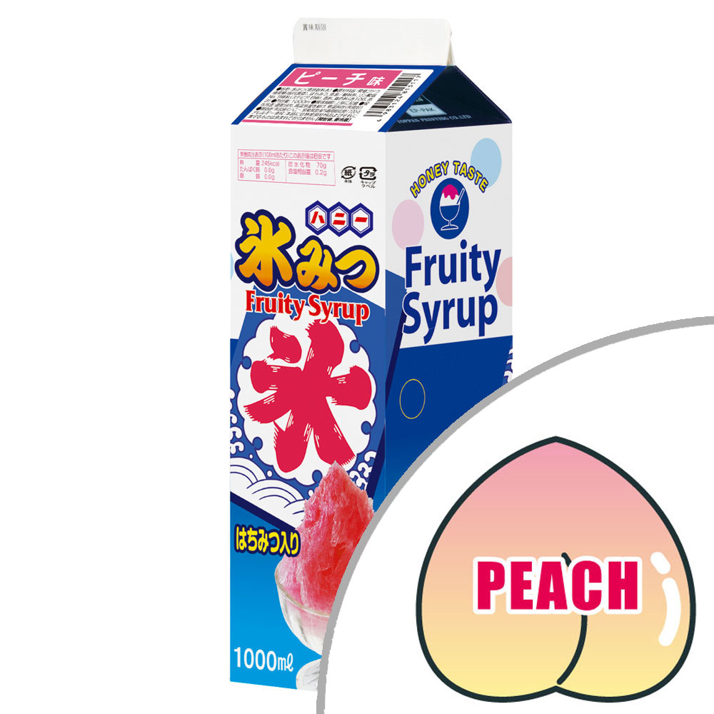 ハニー氷みつレギュラー 1L　ピーチ