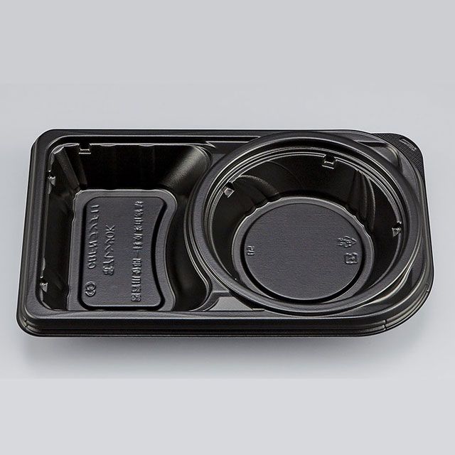 ＣＢＦＮランチ１１黒本体嵌合蓋セット