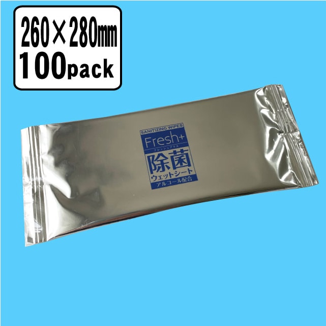 アルコール除菌ウエットシートフレッシュプラス(100枚入）