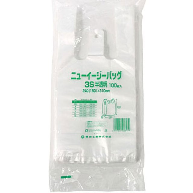 レジ袋半透明 ニューイージーバッグ ３Ｓ（１００枚入）