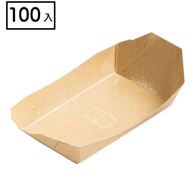 紙トレー たこふね 8PUB(PP) (100入)