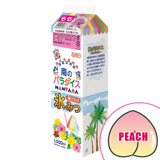 ハニー氷みつ南のパラダイス 桃１L
