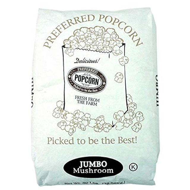 ポップコーン豆 プレファードジャンボマッシュルーム　22.67ｋg