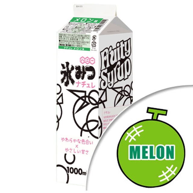 ハニー氷みつナチュレ1Ｌ メロン