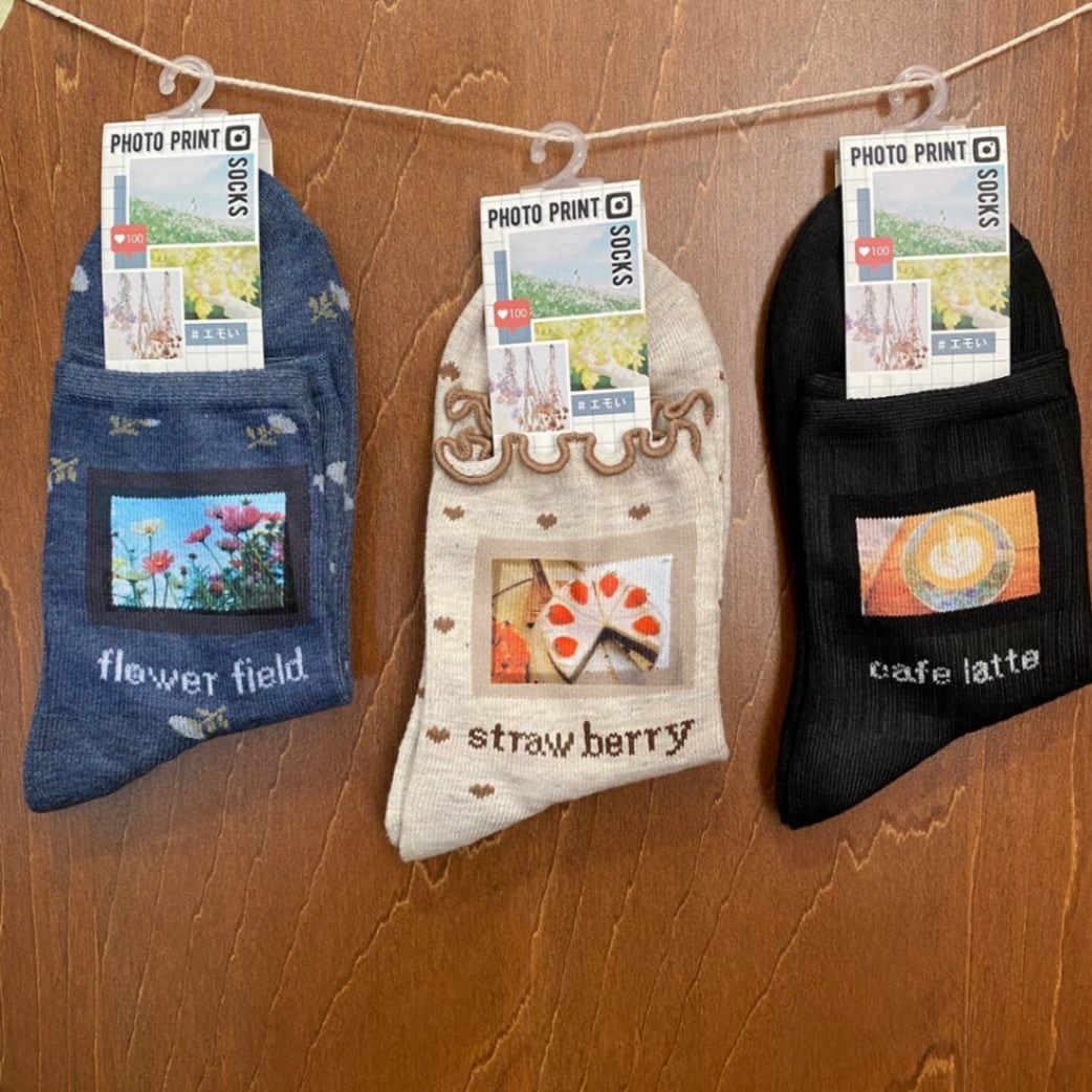 PHOTO PRINT SOCKS　P・o・a・c