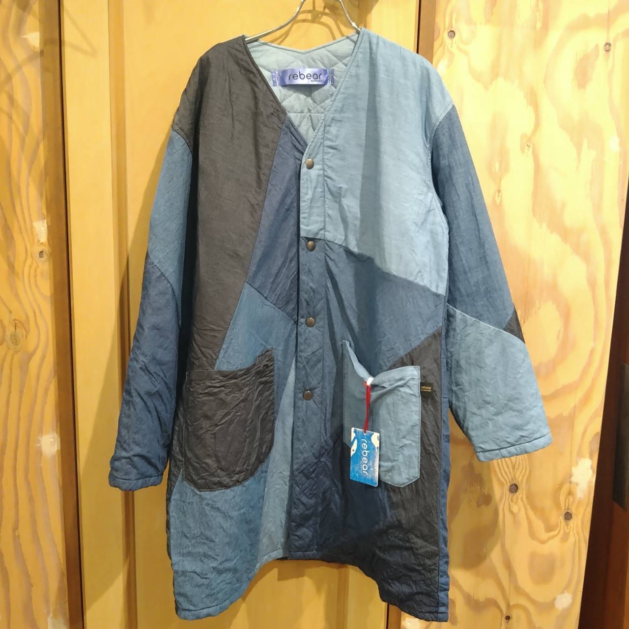 リバーシブルパッチワークコート　rebear  byJohnbull