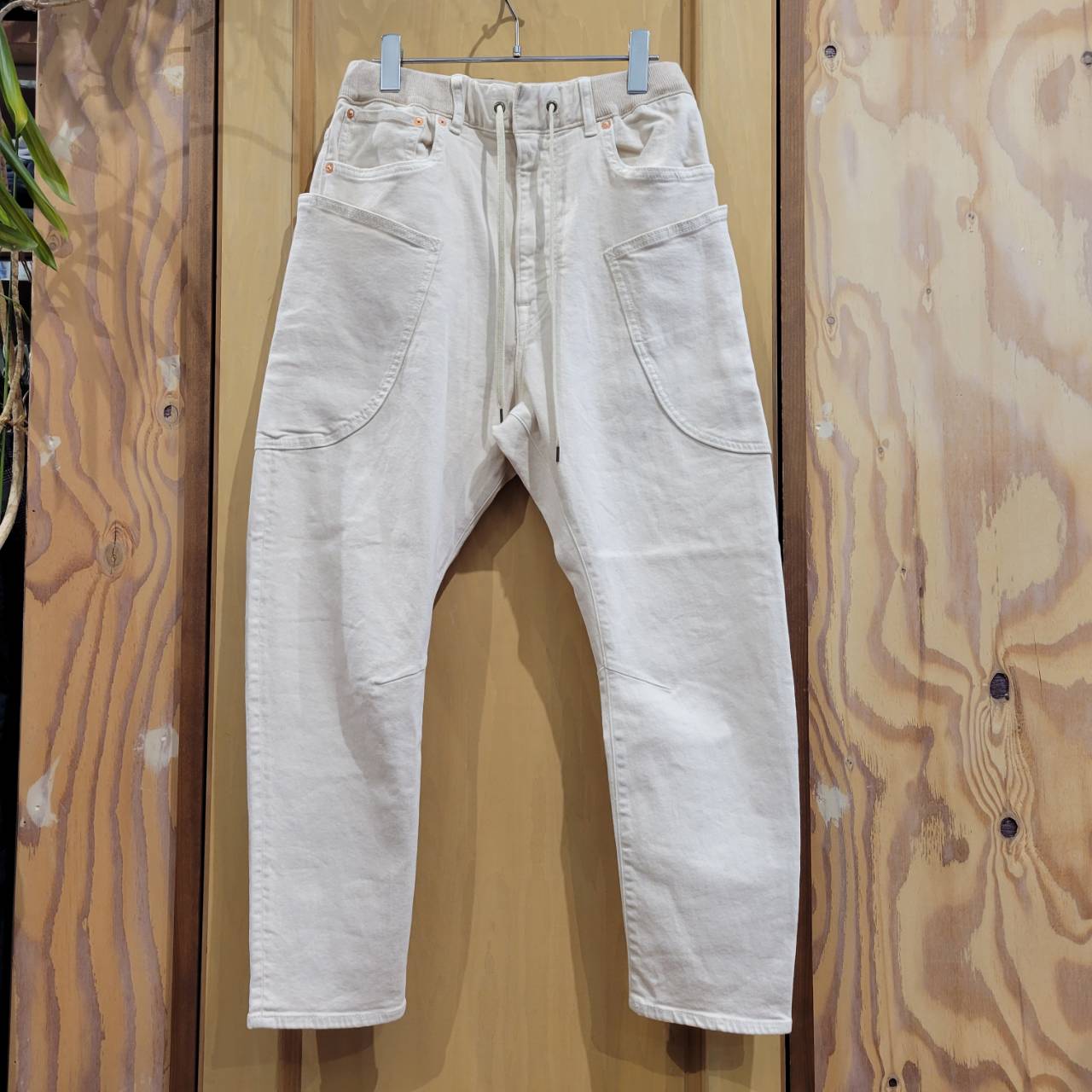 URCH RNA ロークロッチキャンパーパンツ　新品 R4273 ロークロッチキャンパージーンズ(M デニムワンウォッシュ