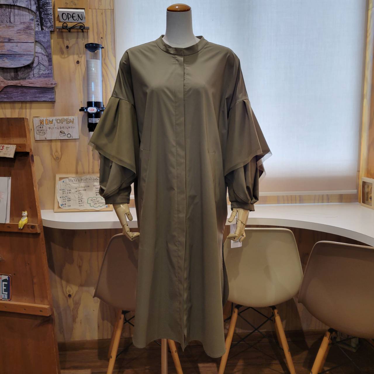 シャツワンピース　flux