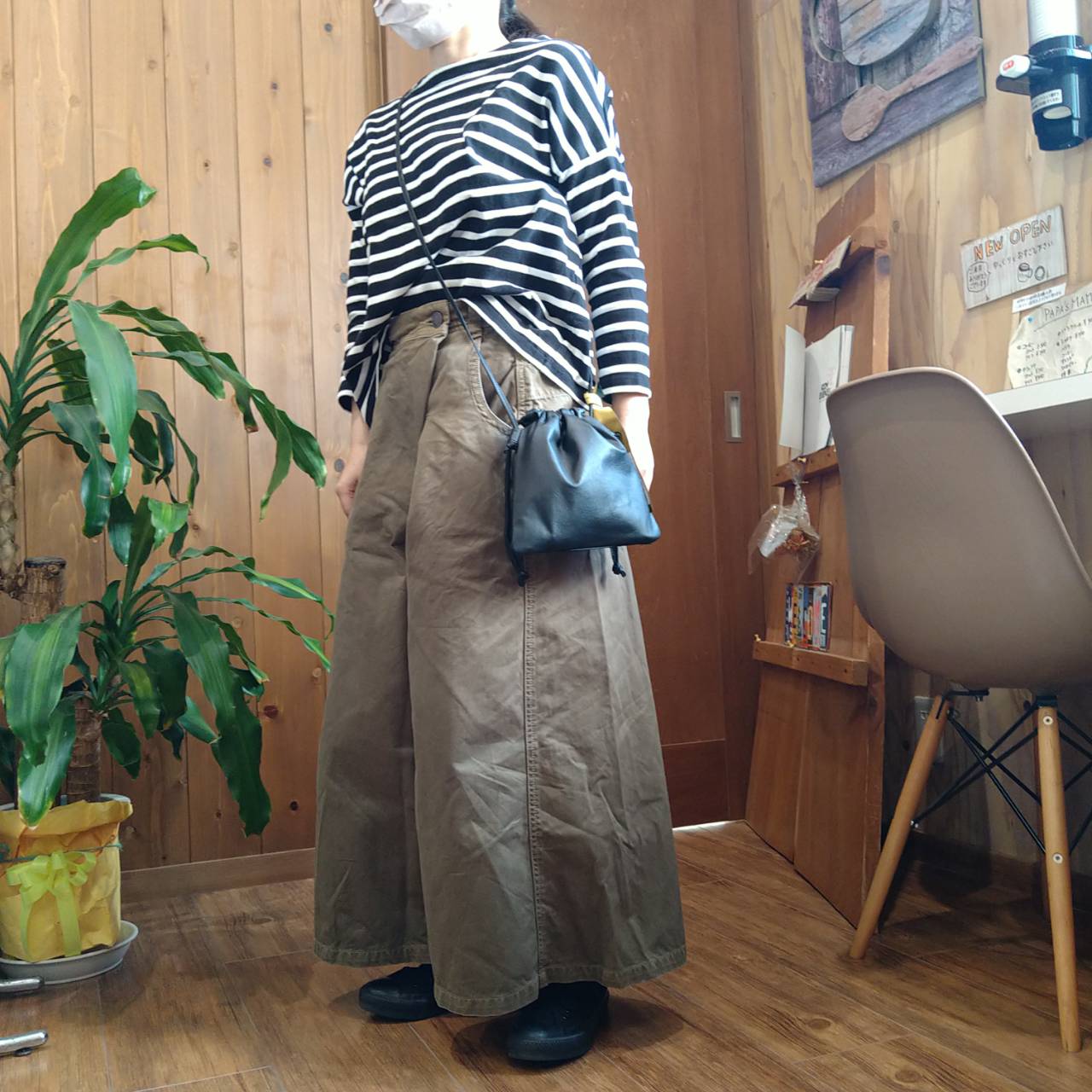 ウォッシャブルレザーミニショルダー　Ampersand