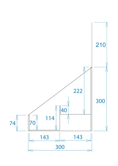 ��彺��Ҥ���2��(W300*D300*H510)