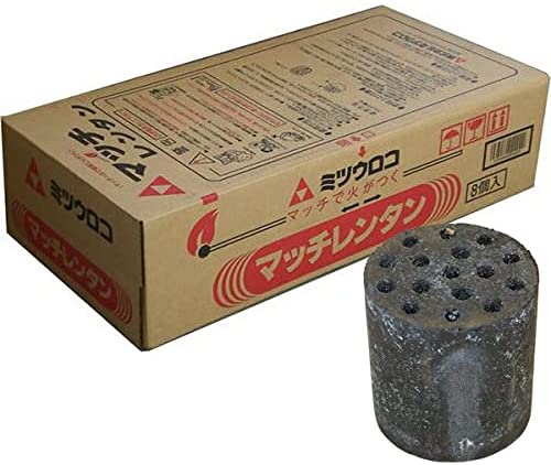【練炭】 ミツウロコ マッチレンタン 8個入り