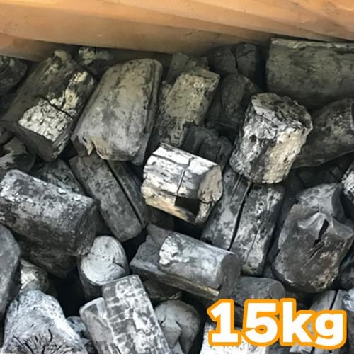 【備長炭】 羅宇備長炭 荒上丸 15キロ箱入り　[※同梱発送25kgまで]