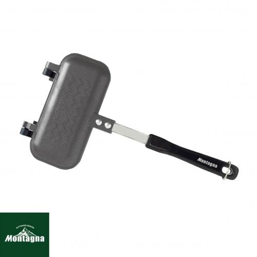 Montagna(モンターナ) 1枚専用グリル&ホットパン レジャー アウトドア キャンプ ホットサンド