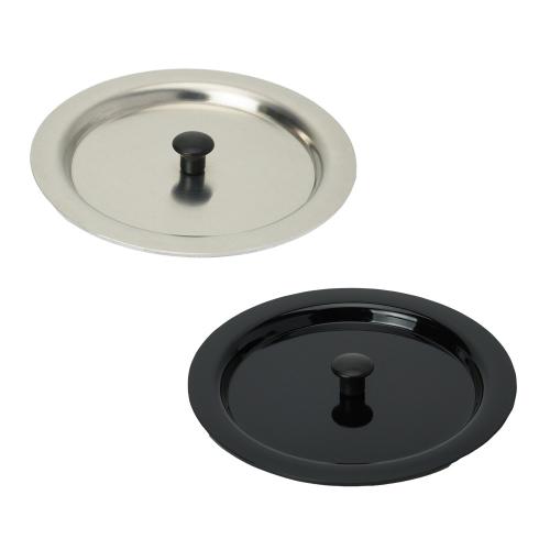 川羅野(Karano) マッコリカップ レトロフタ 2枚セット (シルバー・ブラック) アルミ製  キャンプ アウトドア  レジャー シェラカップ 蓋 日本製