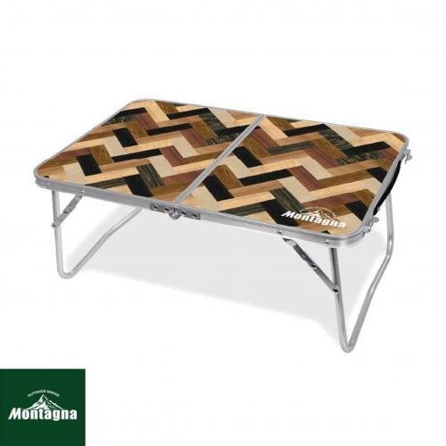 Montagna(モンターナ) ヘリンボーン柄アルミローテーブル レジャー アウトドア キャンプ