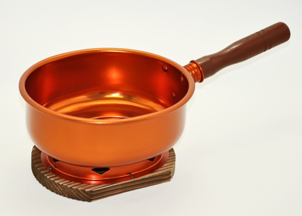 【木炭用器具】 炭用 台十能 アルミ製