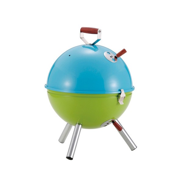 マルチ ミニバーベキュー コンロ(ブルー×グリーン) 【SMART LEISURE】