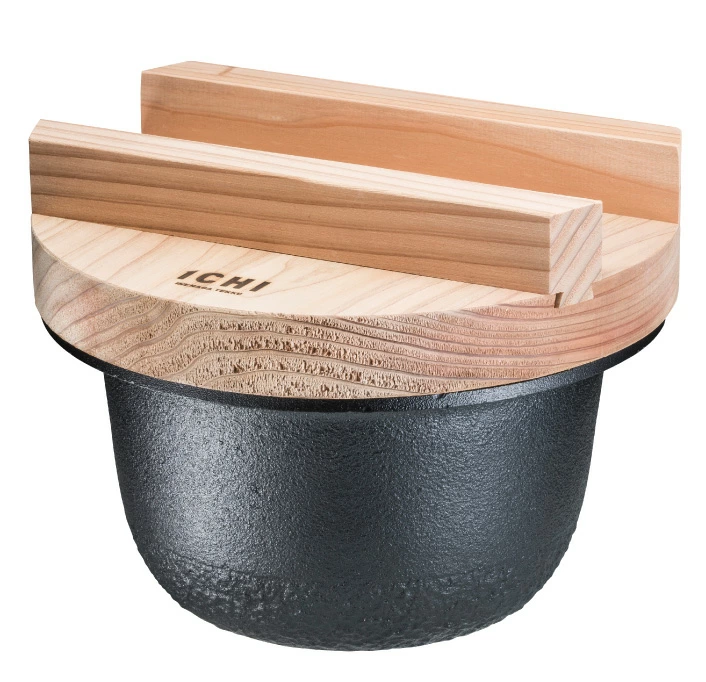 池永鉄工 1CHI TETSUGAMA 南部鉄器 IH対応 ご飯釜 鉄釜 (yos)