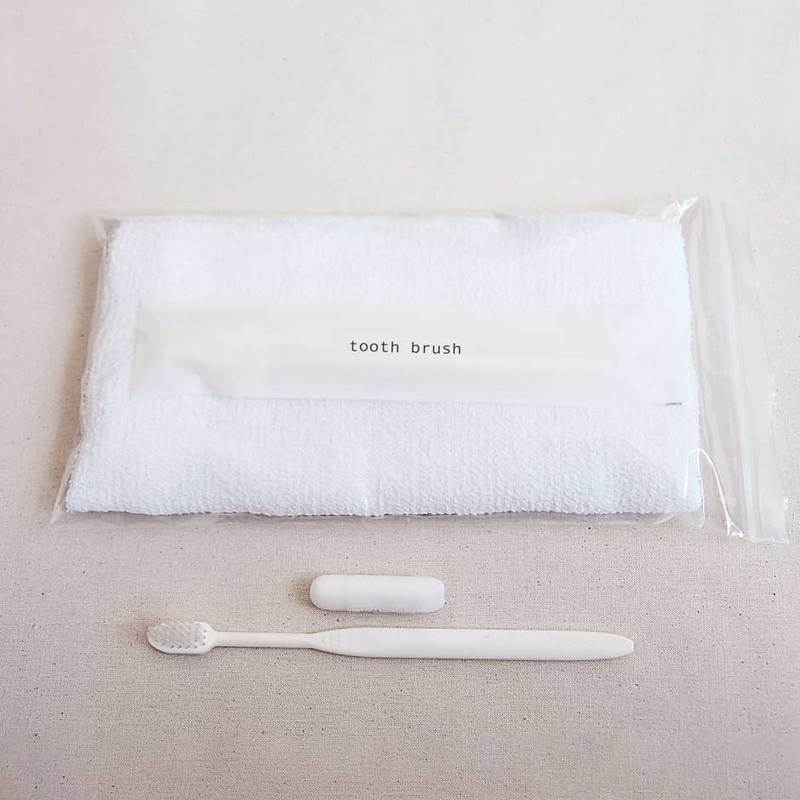 タオル・ハブラシセット【200セット入】 | バスアイテム,タオル