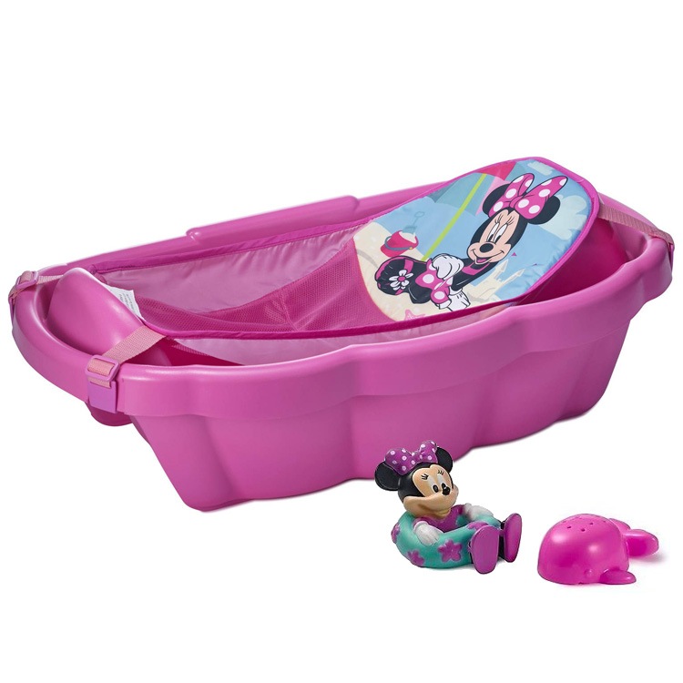 ディズニー ミニー バスタブ型陶器 ディズニー ミニーマウス ベビーバス 1歳から お風呂 キャラクター