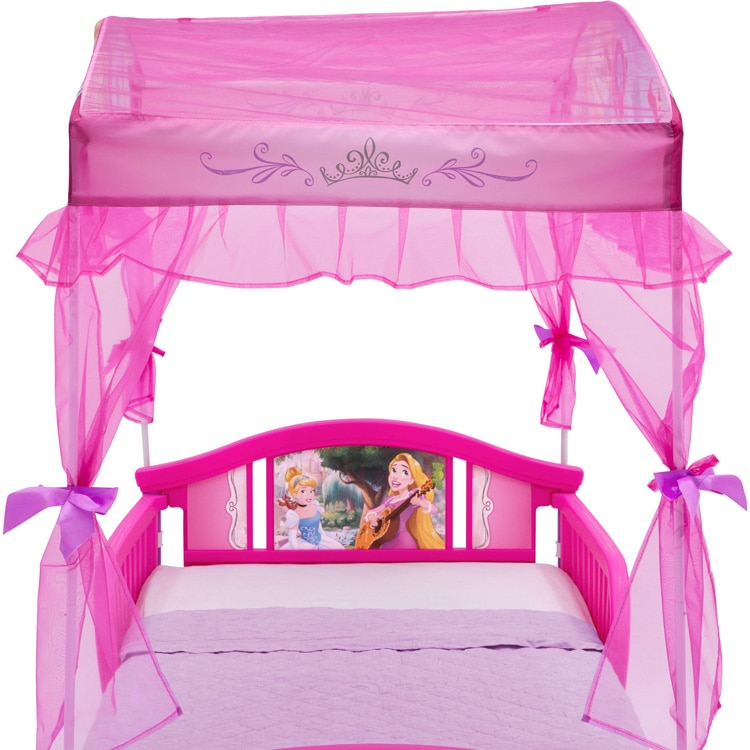 デルタ ディズニー プリンセス キャノピー付き 子供 ベッド 女の子 2歳