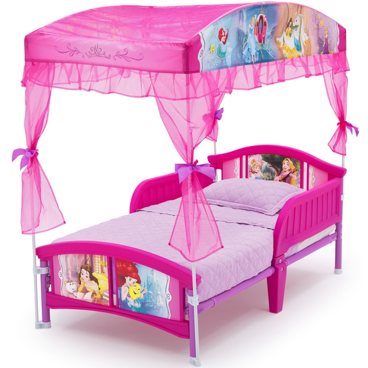 デルタ ディズニー プリンセス キャノピー付き 子供 ベッド 女の子 2歳