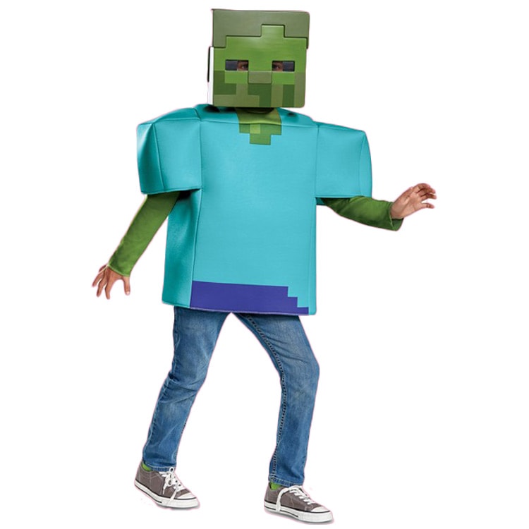 マイクン 初代マスコット ＋コスチューム セット売り 売切価格】マインクラフト ゾンビ ハロウィン キッズ