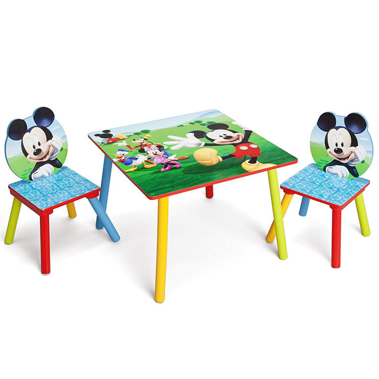 ディズニー ミッキーマウス テーブル チェア セット 子供 2人用 家具
