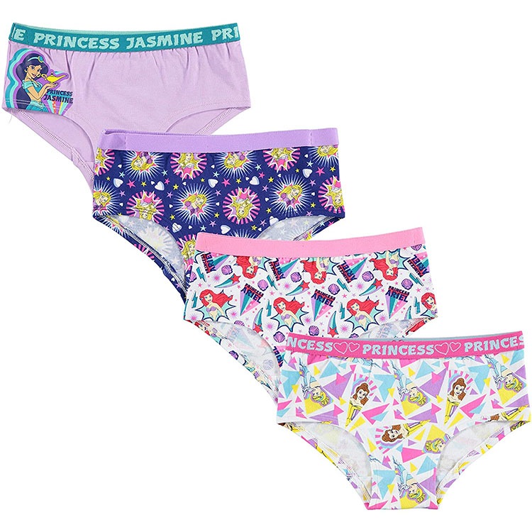 送料無料/ ショーツ ディズニー プリンセス 4枚組 120-140cm 女の子