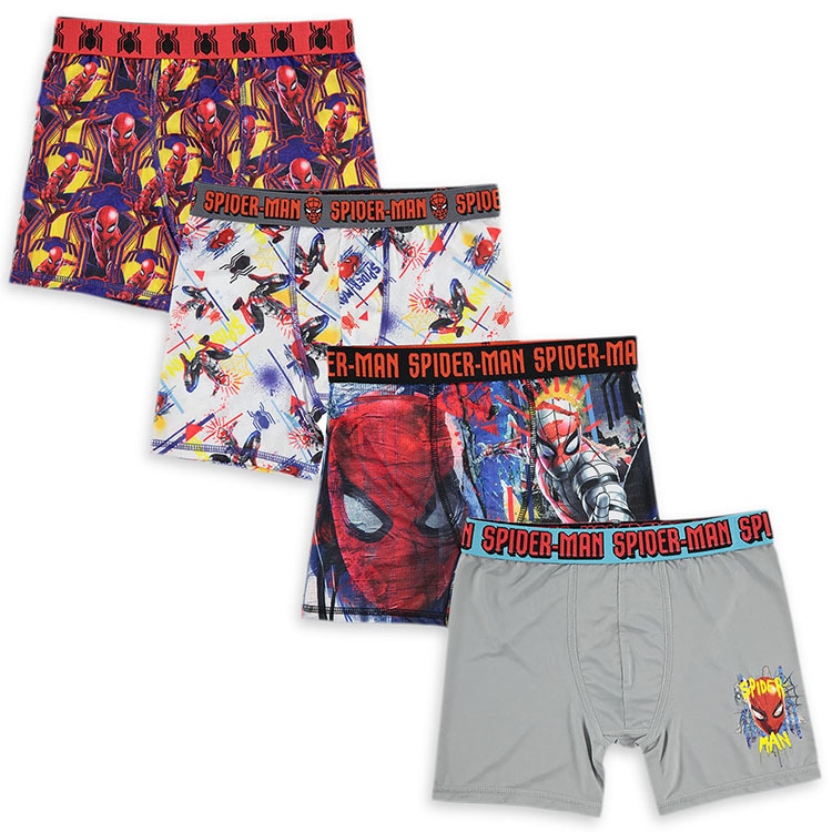 送料無料/ ボクサー ブリーフ セット 子供 スパイダーマン 4枚