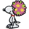送料無料/ ワッペン スヌーピー アフロ 刺繍 アイロン キャラクター パッチ アップリケ SNOOPY|その他|ブランド