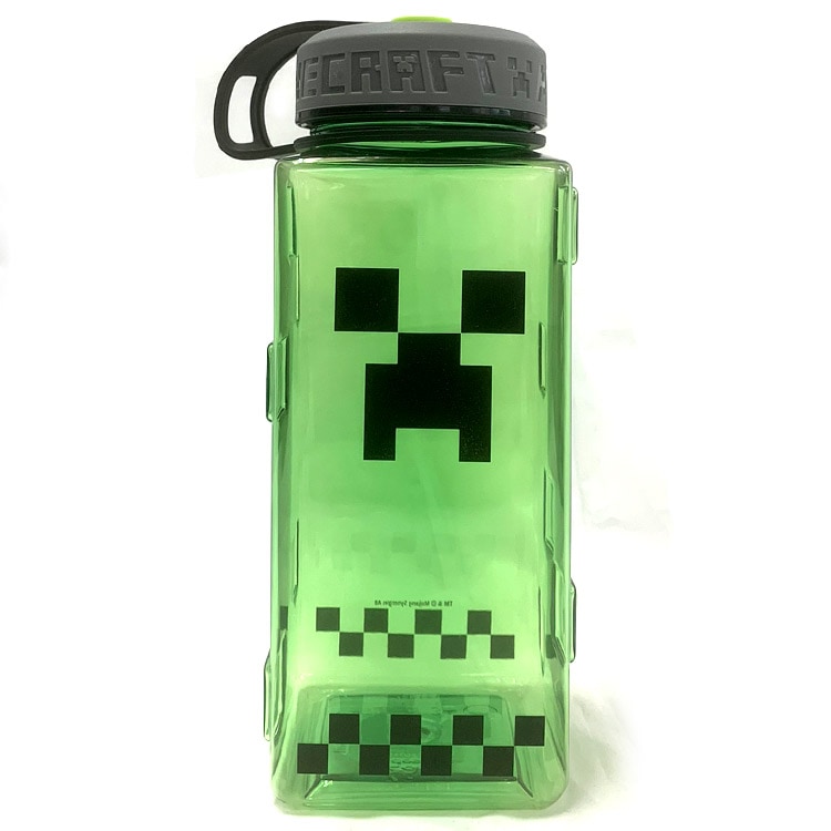 水筒 マインクラフト クリーパー 直のみ 1064ml ウォーターボトル 大