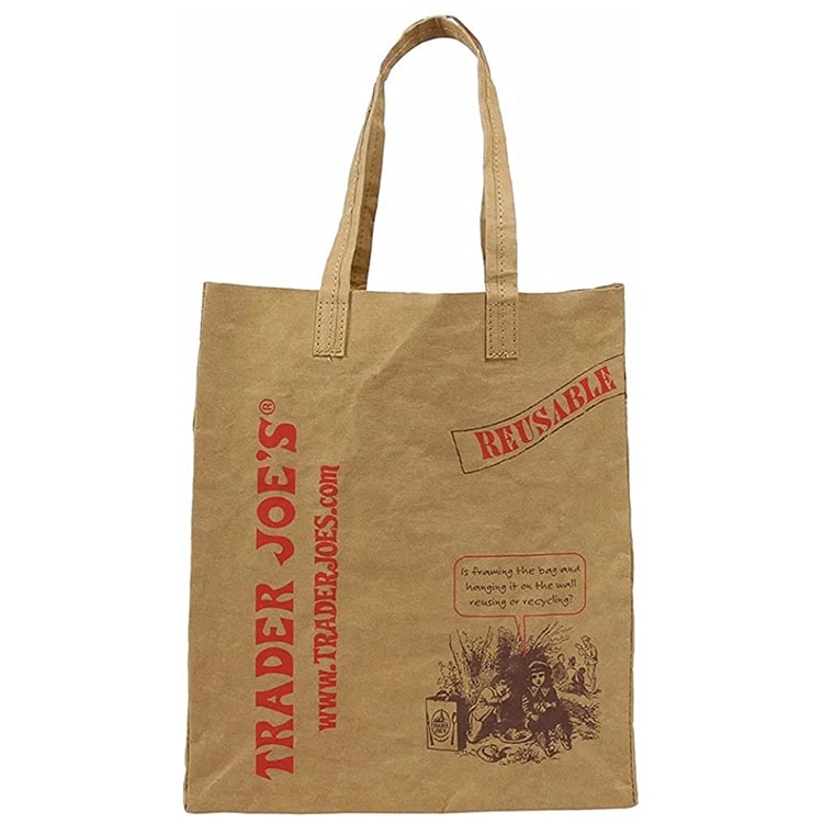 送料無料/ TRADER JOE'S トレーダージョーズ エコバッグ 洗える紙製