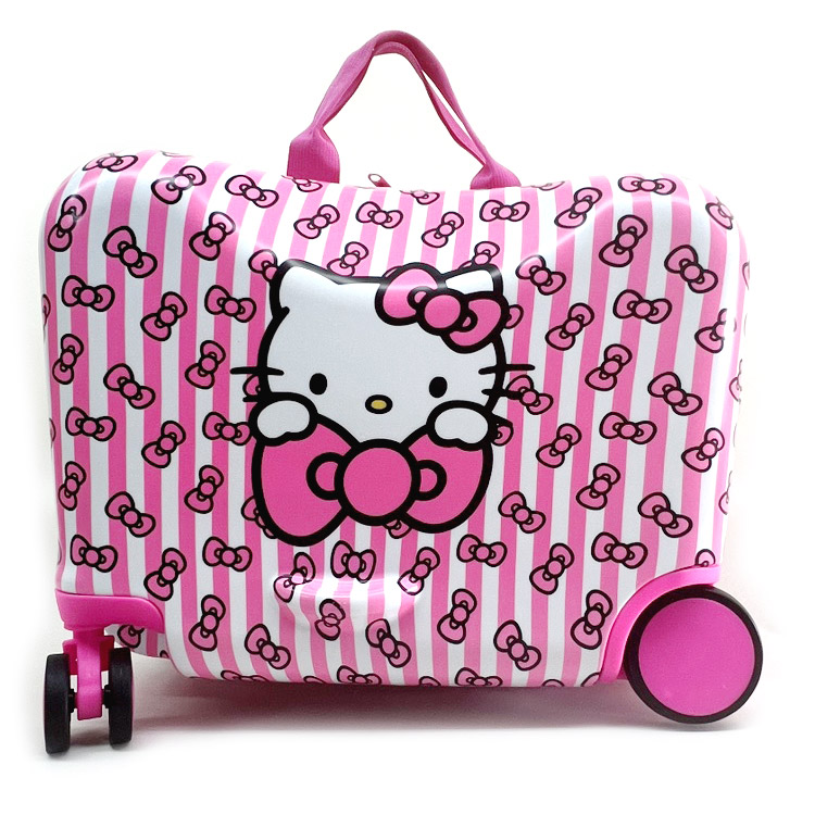 乗れる キャリーケース キャリーバッグ ハローキティ トロリー 子供用