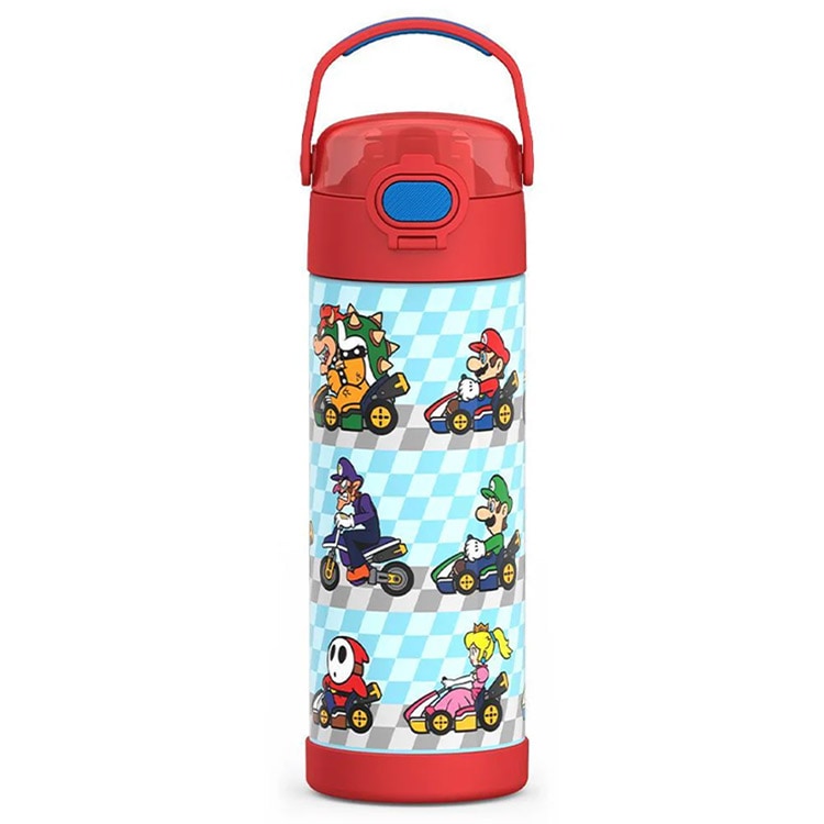 サーモス ステンレス 水筒 マリオカート 直のみ 470ml THERMOS 無地