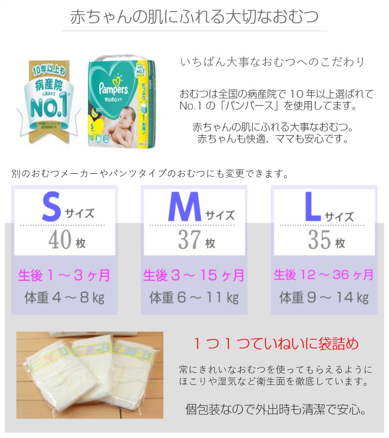 2段 おむつケーキ男の子 ブライトブルー