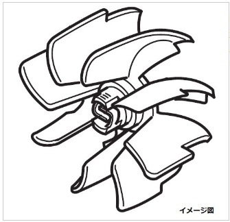 パナソニック Panasonic 換気扇 羽根 FFV2100560｜パーツコム