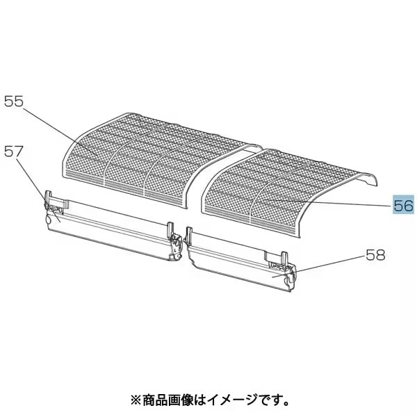 三菱 MITSUBISHI エアコン フィルター M21EC2100｜パーツコム
