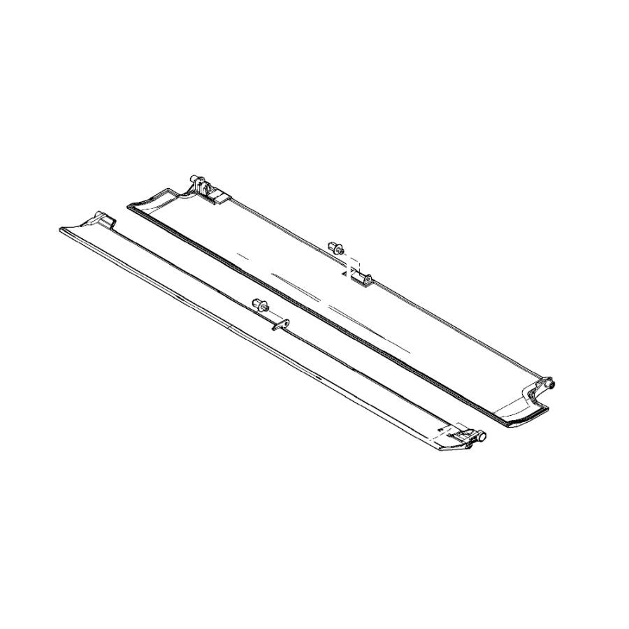 ダイキン DAIKIN エアコン用水平羽根 フラップ上下セット ベージュ