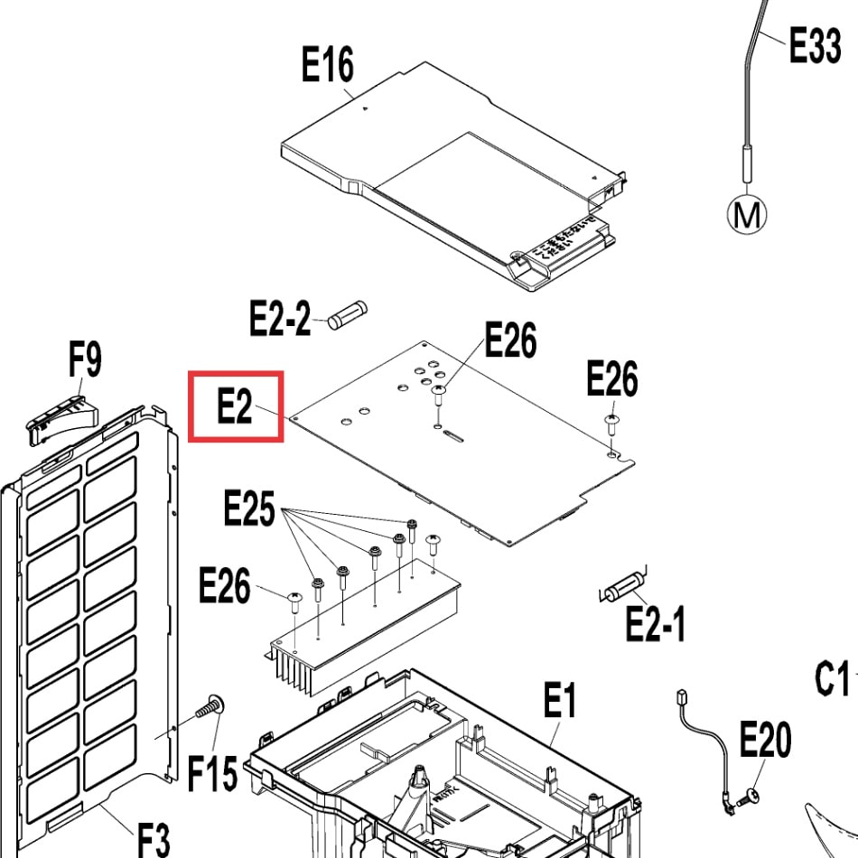 ダイキン DAIKIN ルームエアコン 室外機 プリント基板組立品（補用