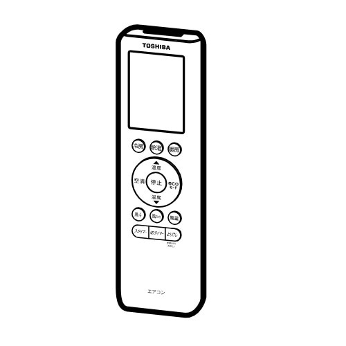 東芝 TOSHIBA エアコン リモコン 43066124｜パーツコム