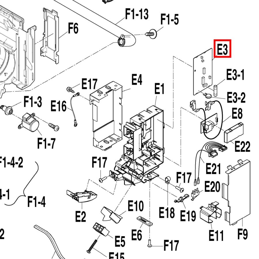 ダイキンルームエアコン室内機基板 F25YTES ダイキンルームエアコン