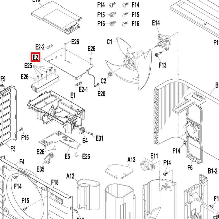 ダイキン DAIKIN ルームエアコン 室外機 プリント基板組立品（補用