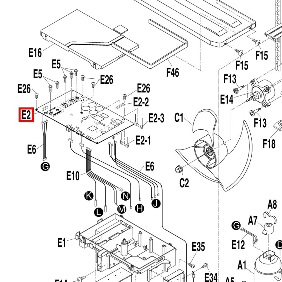 ダイキン DAIKIN エコキュート プリント基板組立品 2249274 | パーツコム