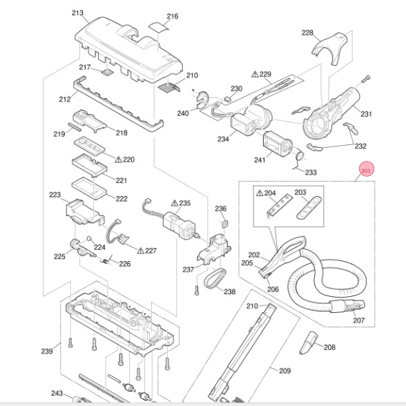 三菱掃除機のホース・ホース関連部品｜パーツコム