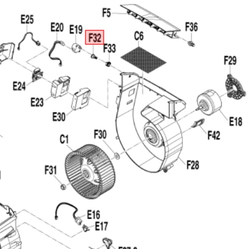 ダイキンエアコン R36UES 基板とファンモーターセット ダイナ 【MODE】ダイナ トヨエース XZU306 XZU346他 エアコン部品