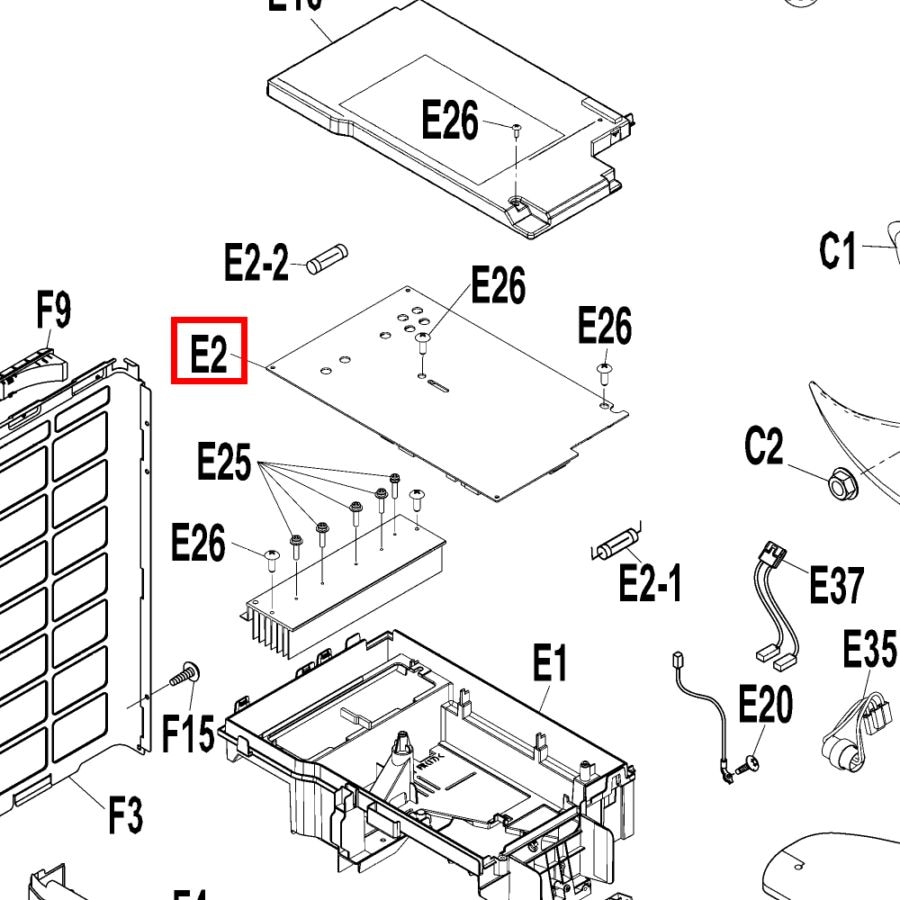ダイキン DAIKIN ルームエアコン 室外機 プリント基板組立品（補用