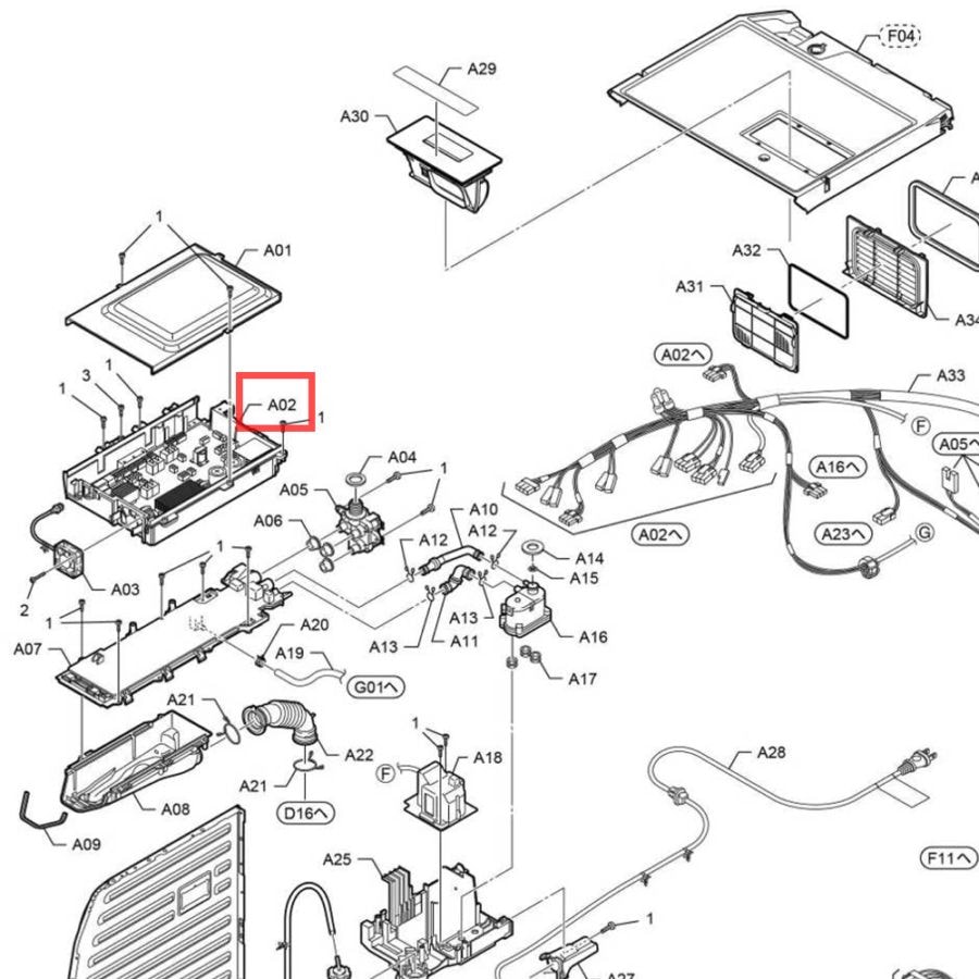 パナソニック Panasonic 洗濯乾燥機 コントローラ（負荷用） AXW24C