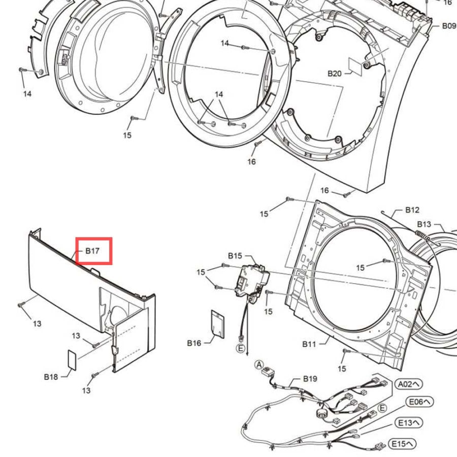 洗濯機部品 NTHF003AA1 C5009FG1 パナソニック 洗濯機用純正部品・交換部品｜パーツコム